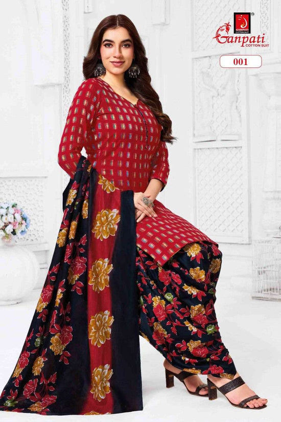 Ganpati Kaju Katli Vol 1 Pure Cotton Salwar Suit Set - Amrah Wholesale
