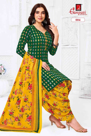 Ganpati Kaju Katli Vol 1 Pure Cotton Salwar Suit Set - Amrah Wholesale