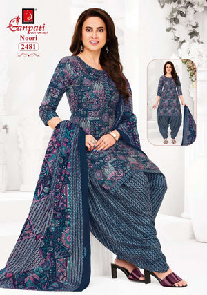 Ganpati Noori Patiyala Vol-13 Cotton Printed Dress Material