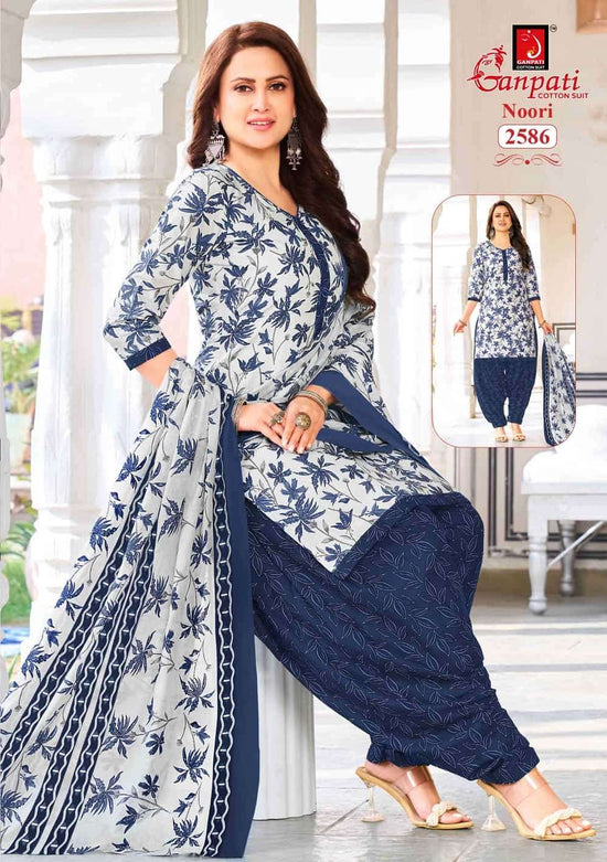 Ganpati Cotton Noori Patiyala Vol 14 Pure Cotton Dress Material