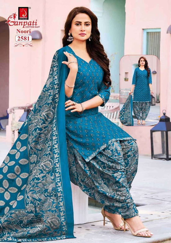 Ganpati Cotton Noori Patiyala Vol 14 Pure Cotton Dress Material