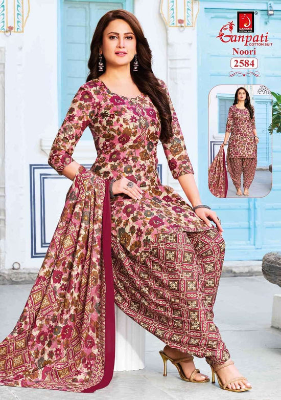 Ganpati Cotton Noori Patiyala Vol 14 Pure Cotton Dress Material