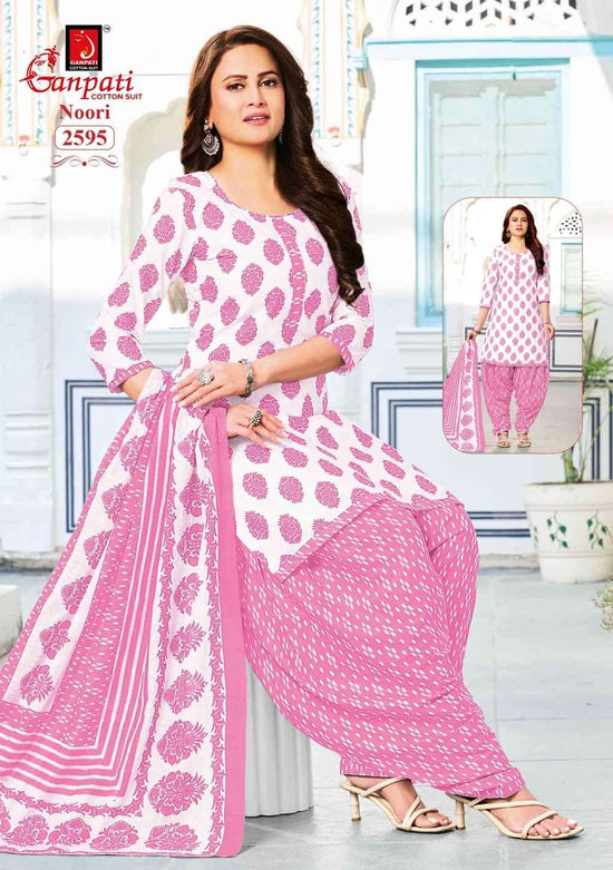 Ganpati Cotton Noori Patiyala Vol 14 Pure Cotton Dress Material