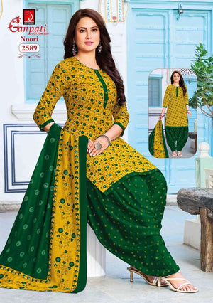 Ganpati Cotton Noori Patiyala Vol 14 Pure Cotton Dress Material
