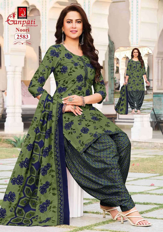 Ganpati Cotton Noori Patiyala Vol 14 Pure Cotton Dress Material
