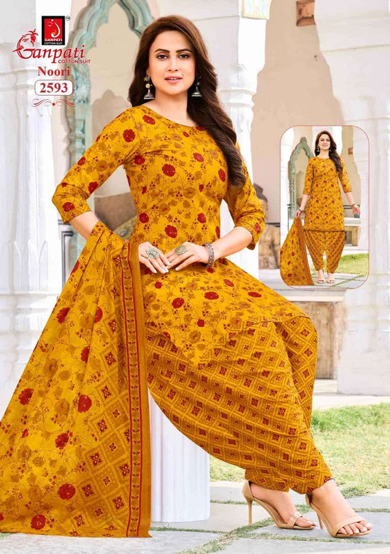Ganpati Cotton Noori Patiyala Vol 14 Pure Cotton Dress Material