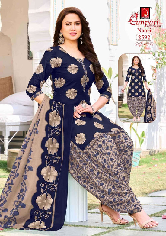 Ganpati Cotton Noori Patiyala Vol 14 Pure Cotton Dress Material