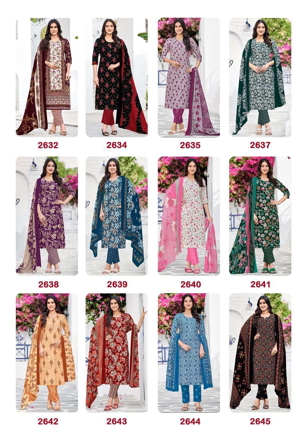 GANPATI PARUL Vol-15 Cotton Printed Stitched Suit Set