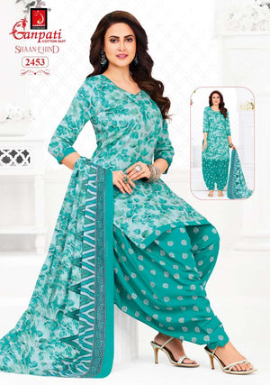 Ganpati Shaan-E-Hind Cotton Printed Dress Material