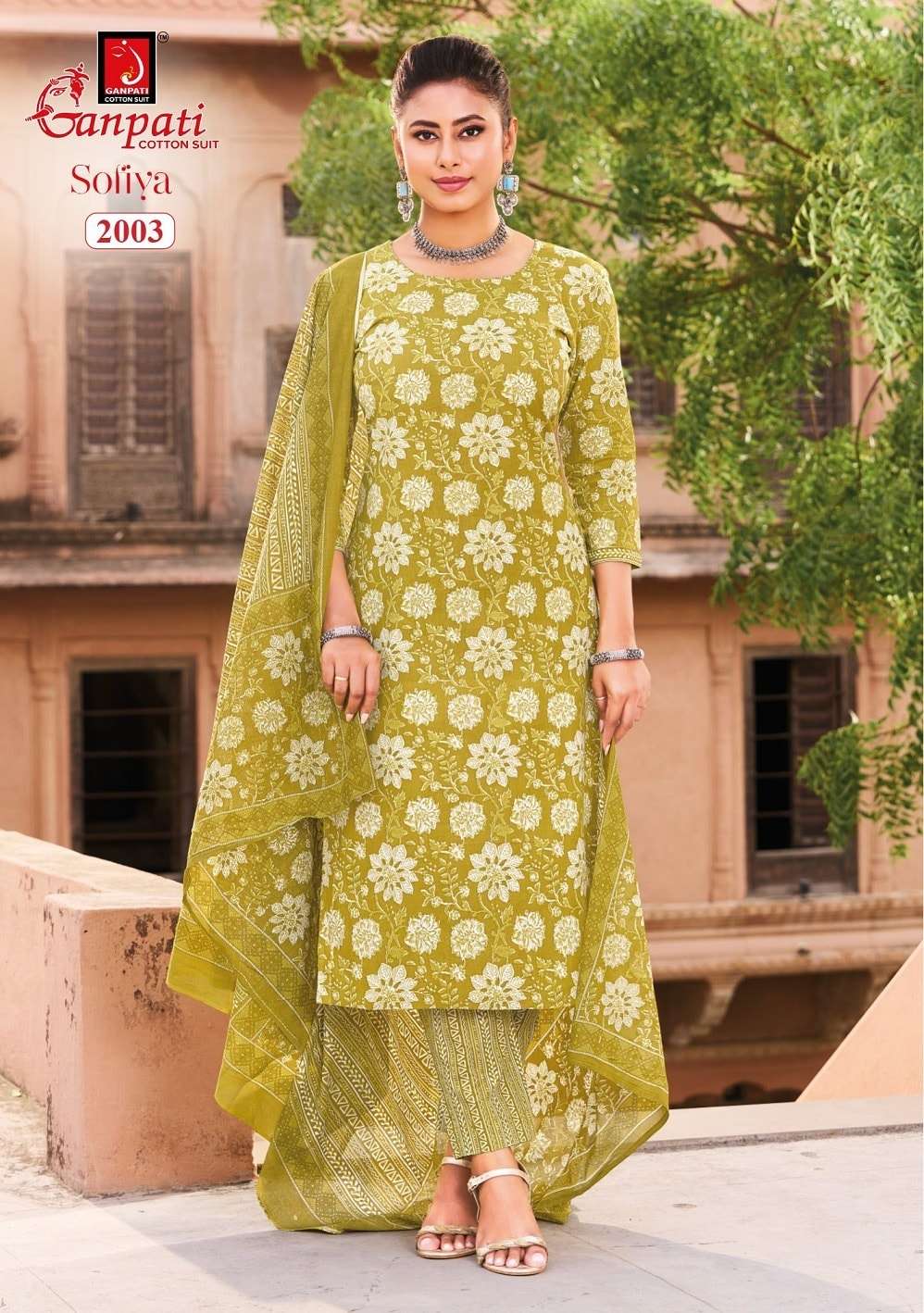 GANPATI SOFIYA Vol-2 Premium Cotton Stitched Suit Set