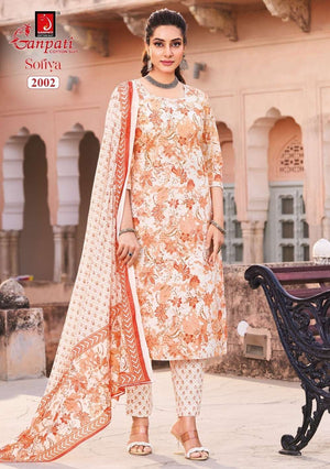 GANPATI SOFIYA Vol-2 Premium Cotton Stitched Suit Set