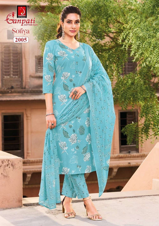 GANPATI SOFIYA Vol-2 Premium Cotton Stitched Suit Set