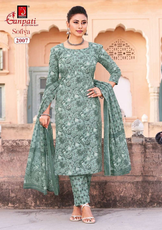 GANPATI SOFIYA Vol-2 Premium Cotton Stitched Suit Set