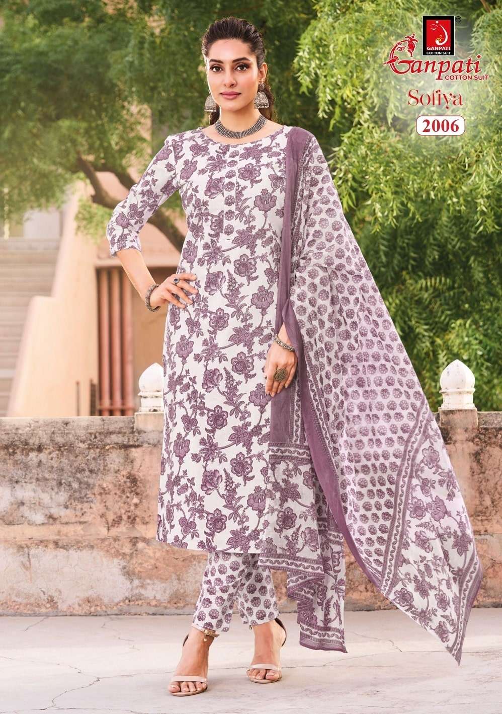 GANPATI SOFIYA Vol-2 Premium Cotton Stitched Suit Set