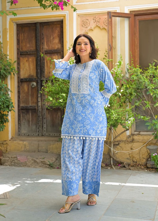 GFH Vol 3 Cotton Embroidered Farshi Salwar Kameez Set