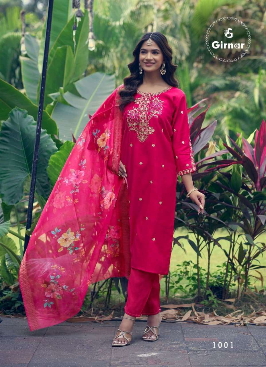 Girnar Dhvani Vol 1 Roman Silk Salwar Suit Set