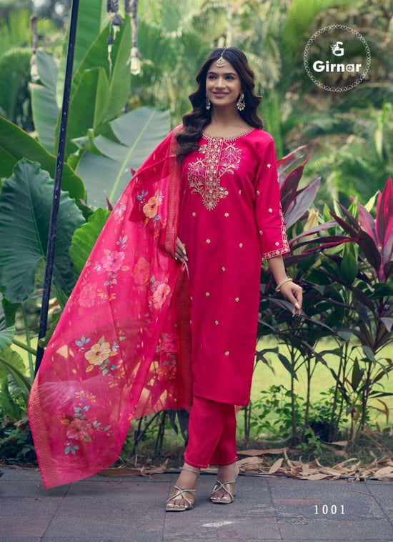 Girnar Dhvani Vol 1 Roman Silk Salwar Suit Set