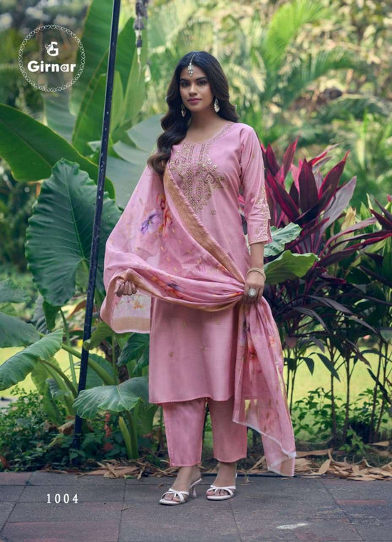 Girnar Dhvani Vol 1 Roman Silk Salwar Suit Set