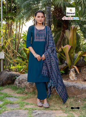 Girnar Dhvani Vol 1 Roman Silk Salwar Suit Set