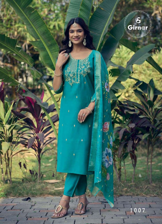Girnar Dhvani Vol 1 Roman Silk Salwar Suit Set