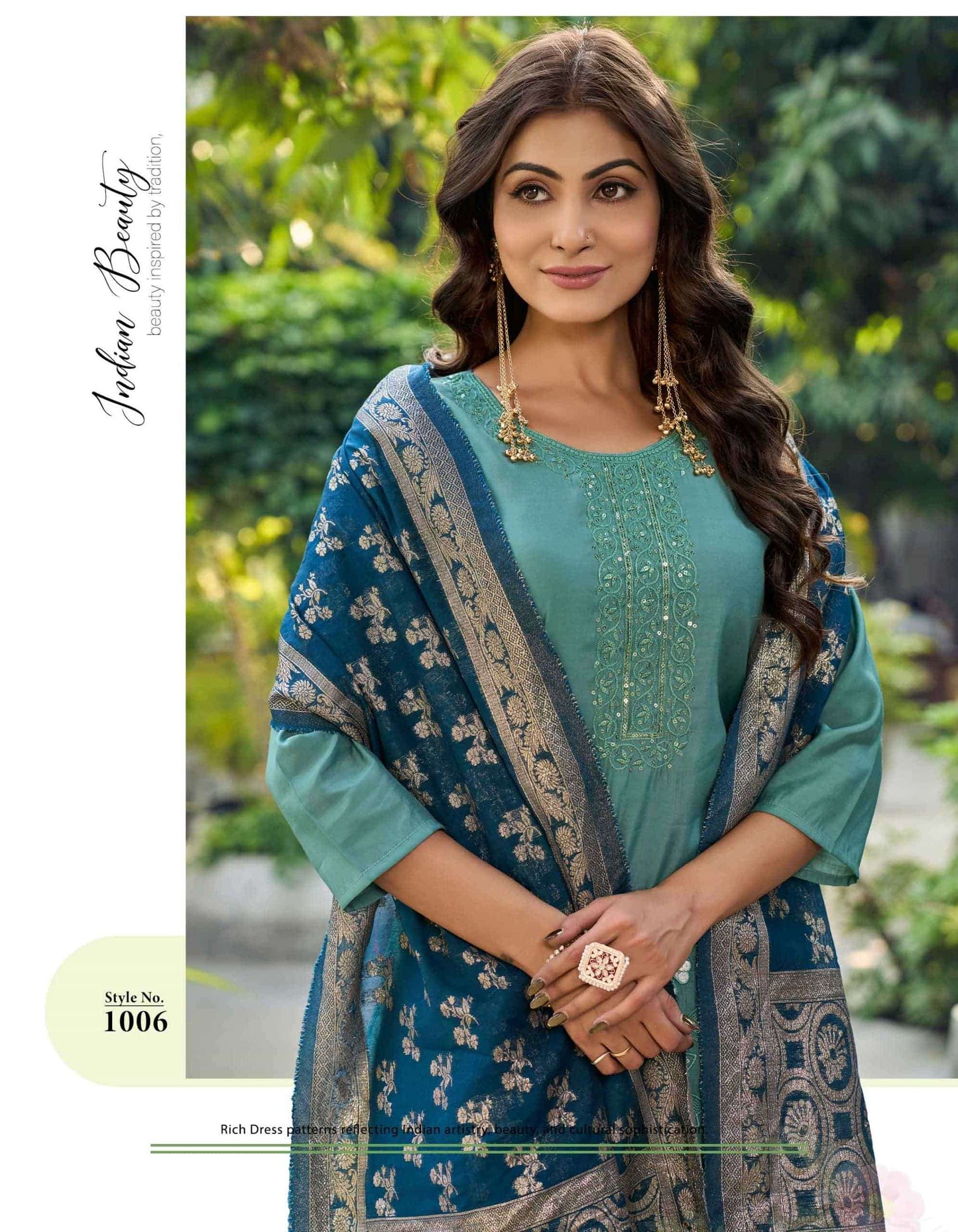 Girnar Khushi Vol 1 Roman Embroidered Salwar Suit Set