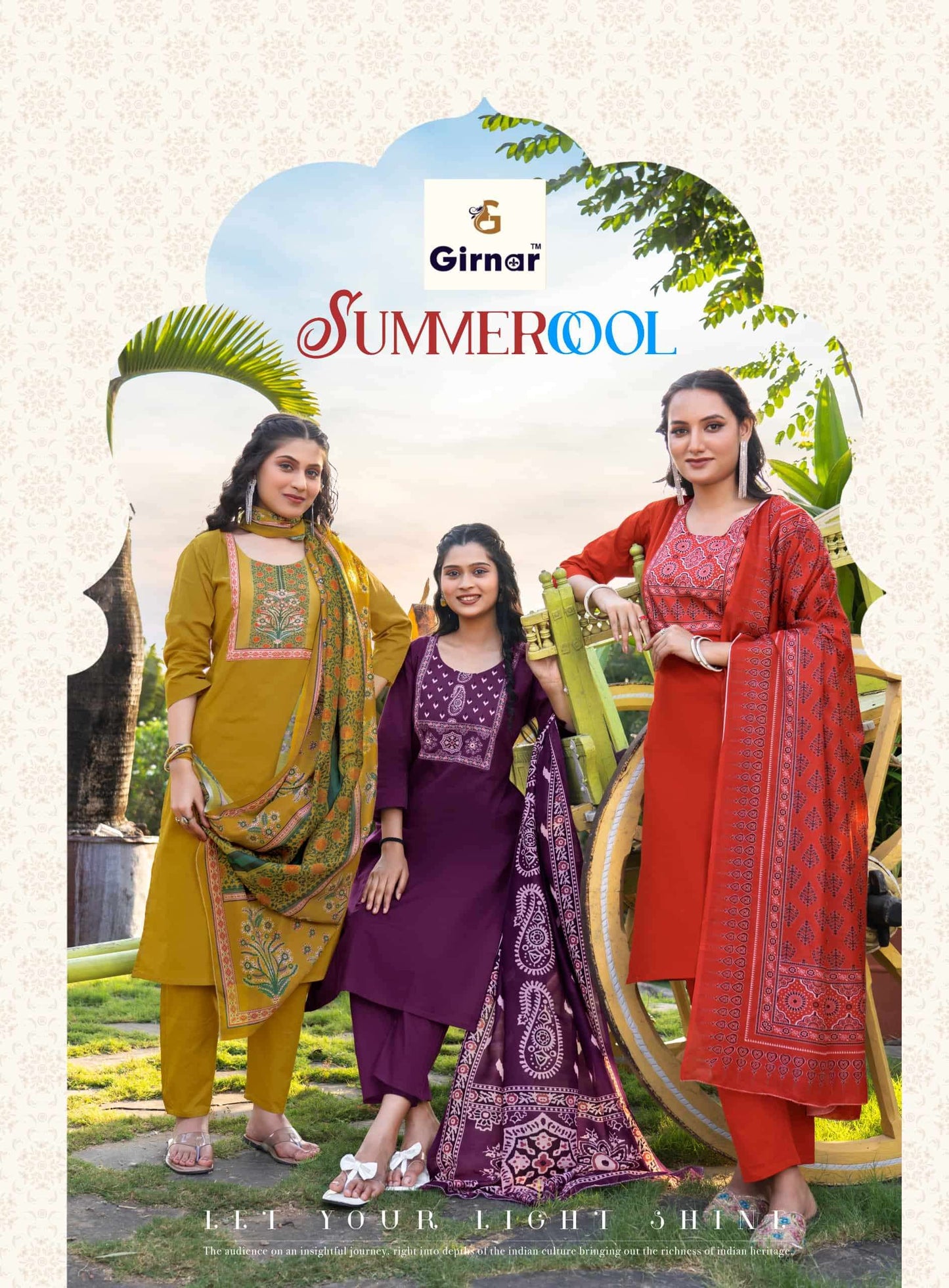 Girnar Summer Cool Vol 1 Dhabhu Cotton Salwar Suit Set