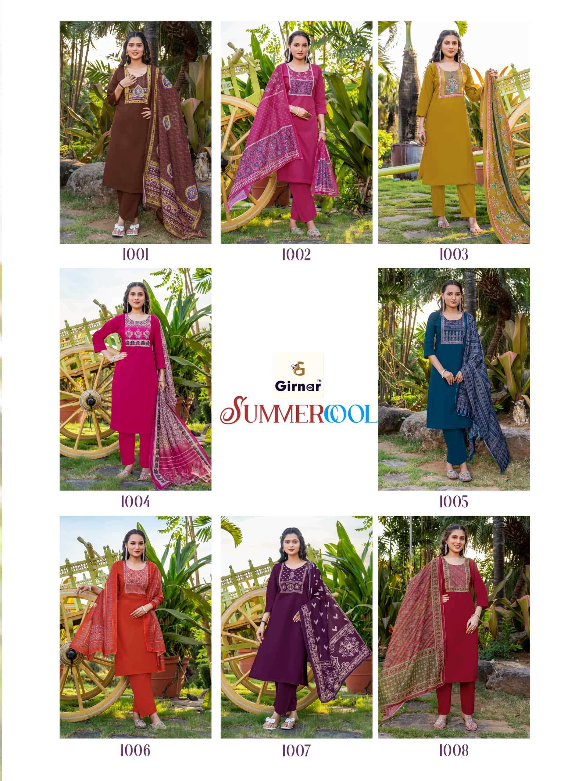 Girnar Summer Cool Vol 1 Dhabhu Cotton Salwar Suit Set