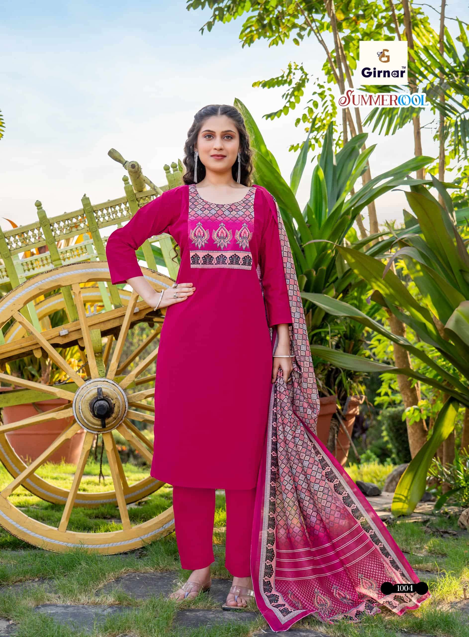 Girnar Summer Cool Vol 1 Dhabhu Cotton Salwar Suit Set