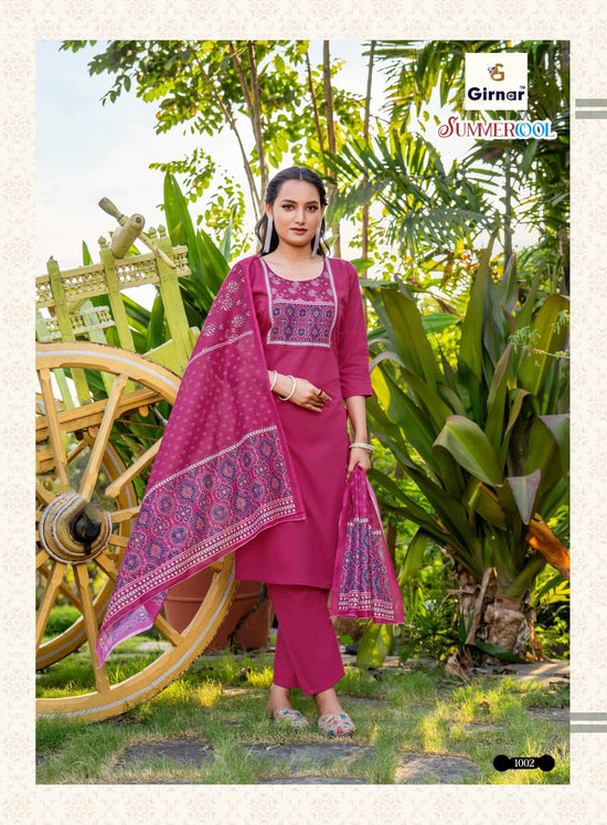 Girnar Summer Cool Vol 1 Dhabhu Cotton Salwar Suit Set