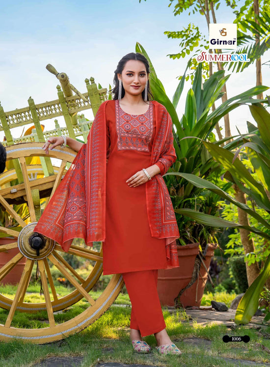 Girnar Summer Cool Vol 1 Dhabhu Cotton Salwar Suit Set