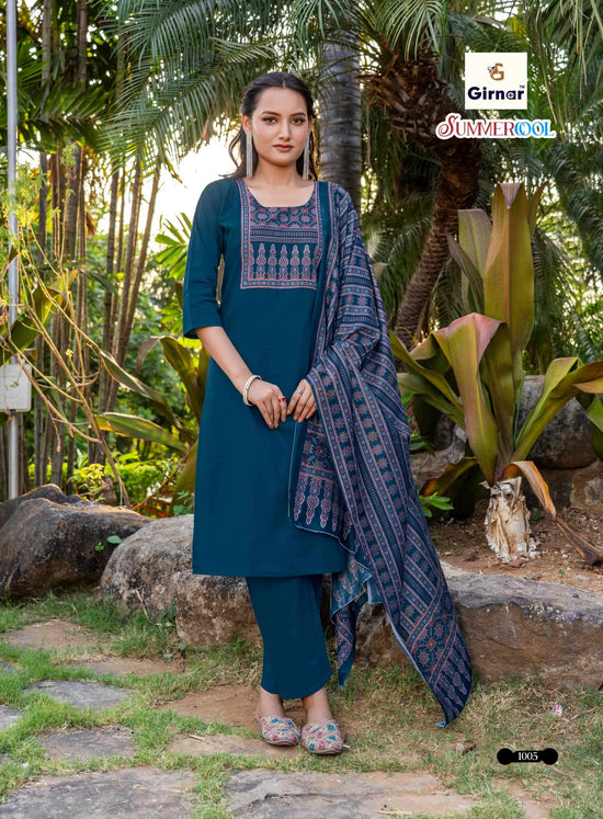 Girnar Summer Cool Vol 1 Dhabhu Cotton Salwar Suit Set