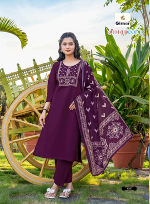Girnar Summer Cool Vol 1 Dhabhu Cotton Salwar Suit Set - Amrah Wholesale