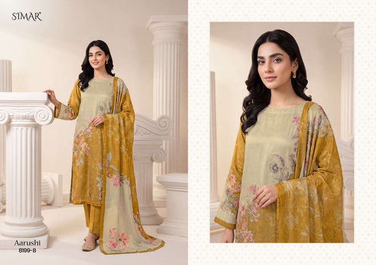 Glossy Aarushi Pure Viscose Organza Dress Material - Amrah Wholesale