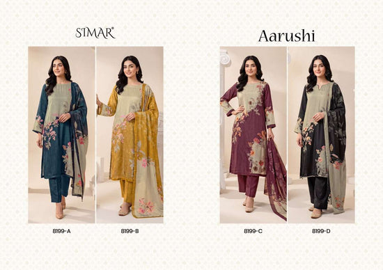 Glossy Aarushi Pure Viscose Organza Dress Material - Amrah Wholesale