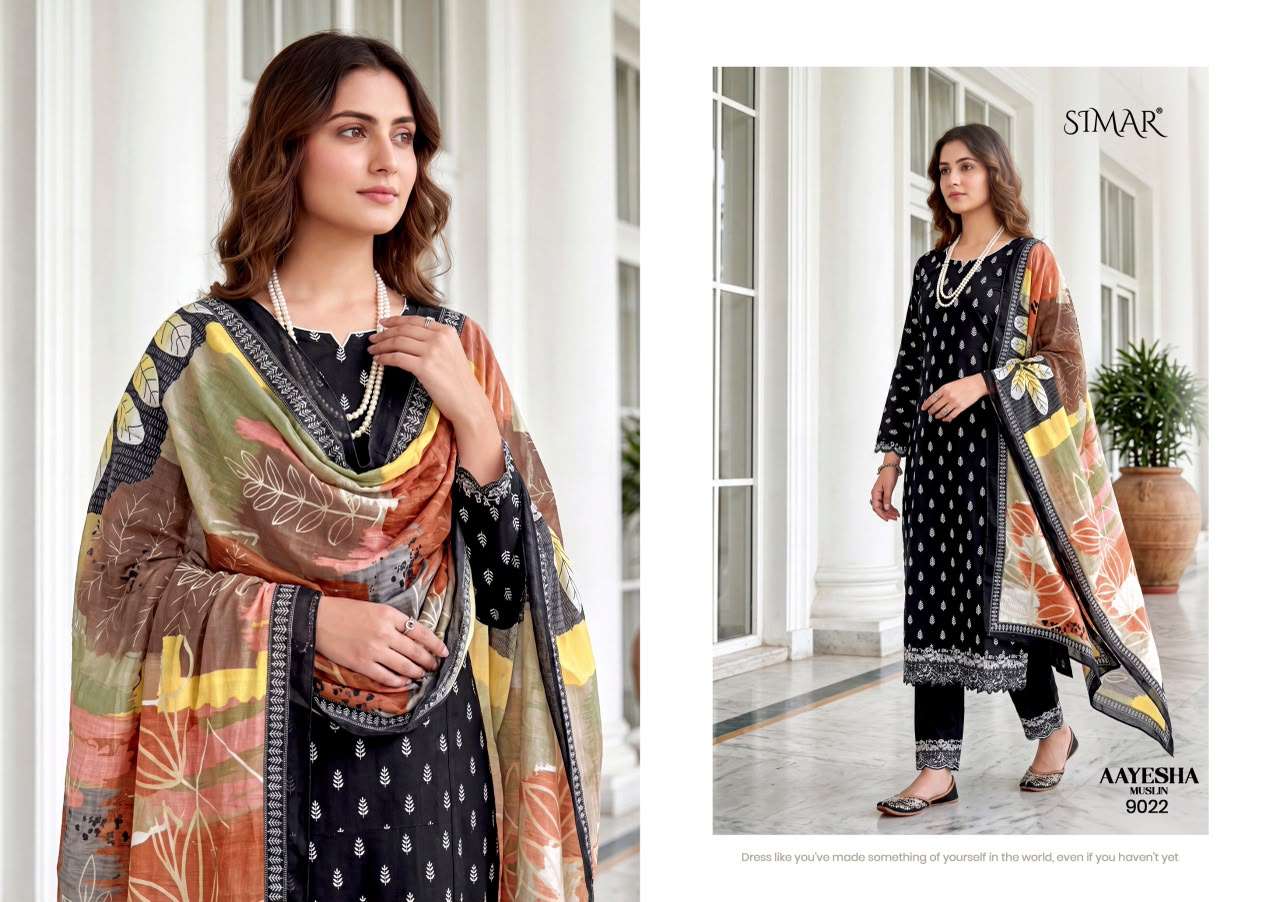 Glossy Aayesha Muslin Digital Printed Dress Material