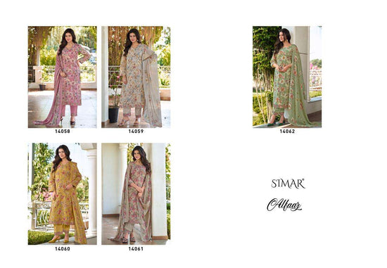 Glossy Simar Alfaaz Mal Aari Dress Material - Amrah Wholesale