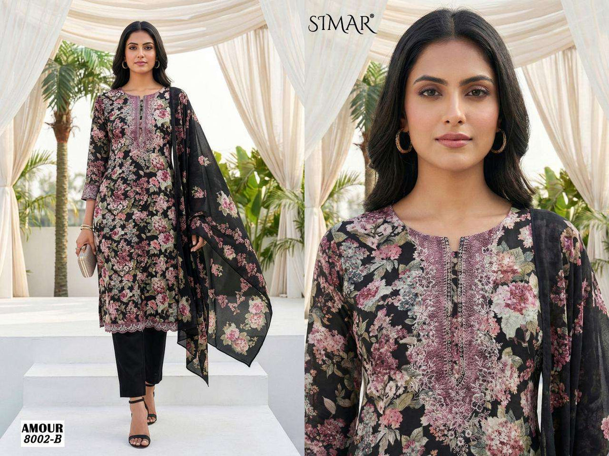 Glossy Amour 8002 Masaba Silk Designer Dress Material - Amrah Wholesale