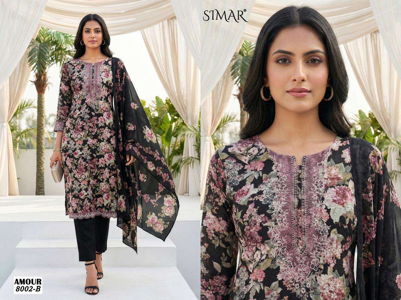 Glossy Amour 8002 Masaba Silk Designer Dress Material
