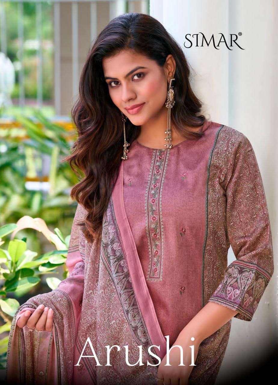 Glossy Arushi Digital Printed Cotton Dress Material