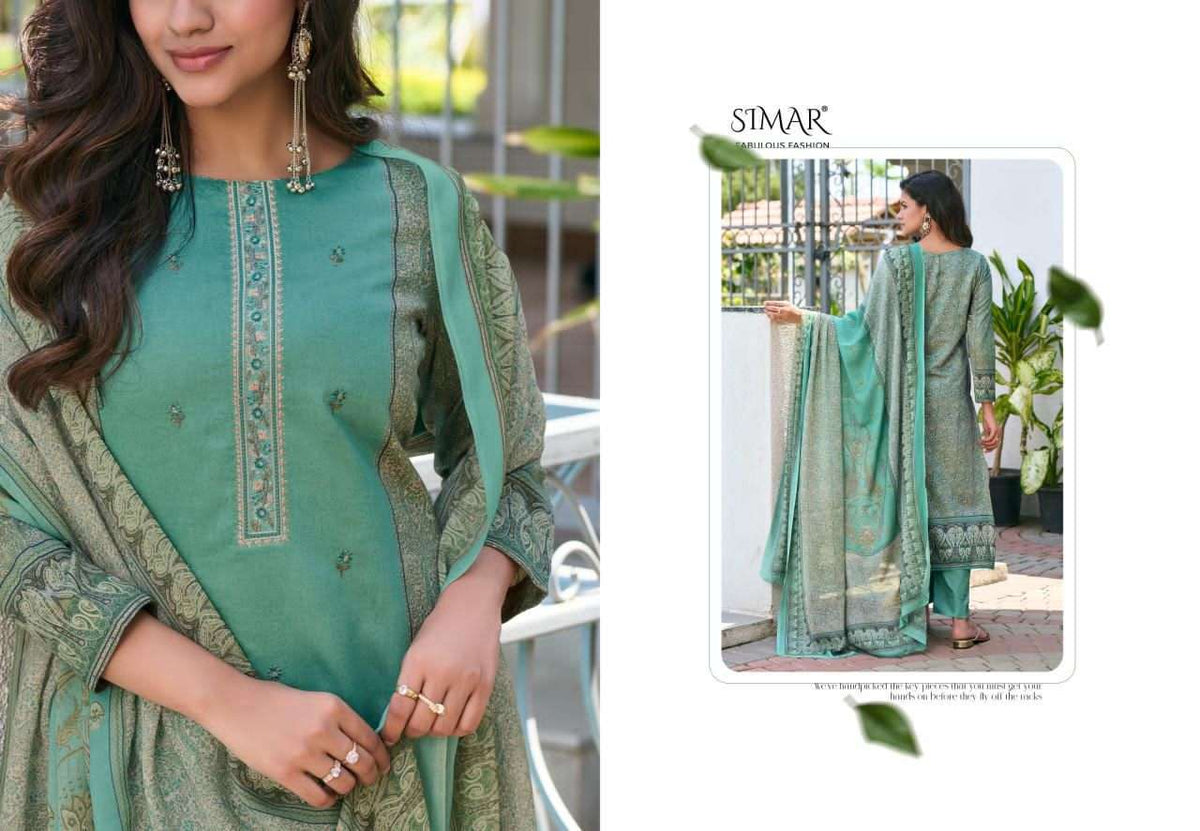 Glossy Arushi Digital Printed Cotton Dress Material