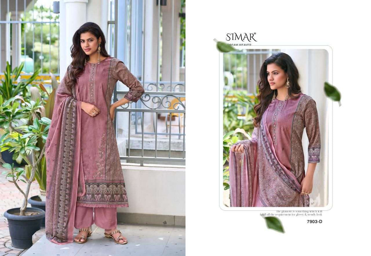 Glossy Arushi Digital Printed Cotton Dress Material