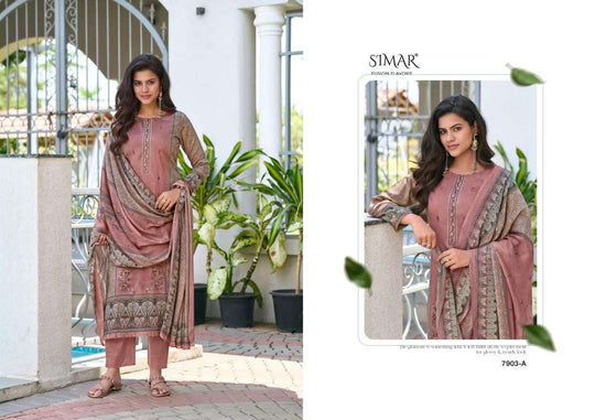 Glossy Arushi Digital Printed Cotton Dress Material