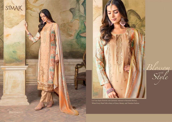Glossy Bani Vol 2 Pure Lawn Cotton Pakistani Suit - Amrah Wholesale