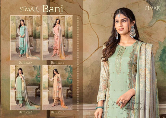 Glossy Bani Vol 2 Pure Lawn Cotton Pakistani Suit - Amrah Wholesale