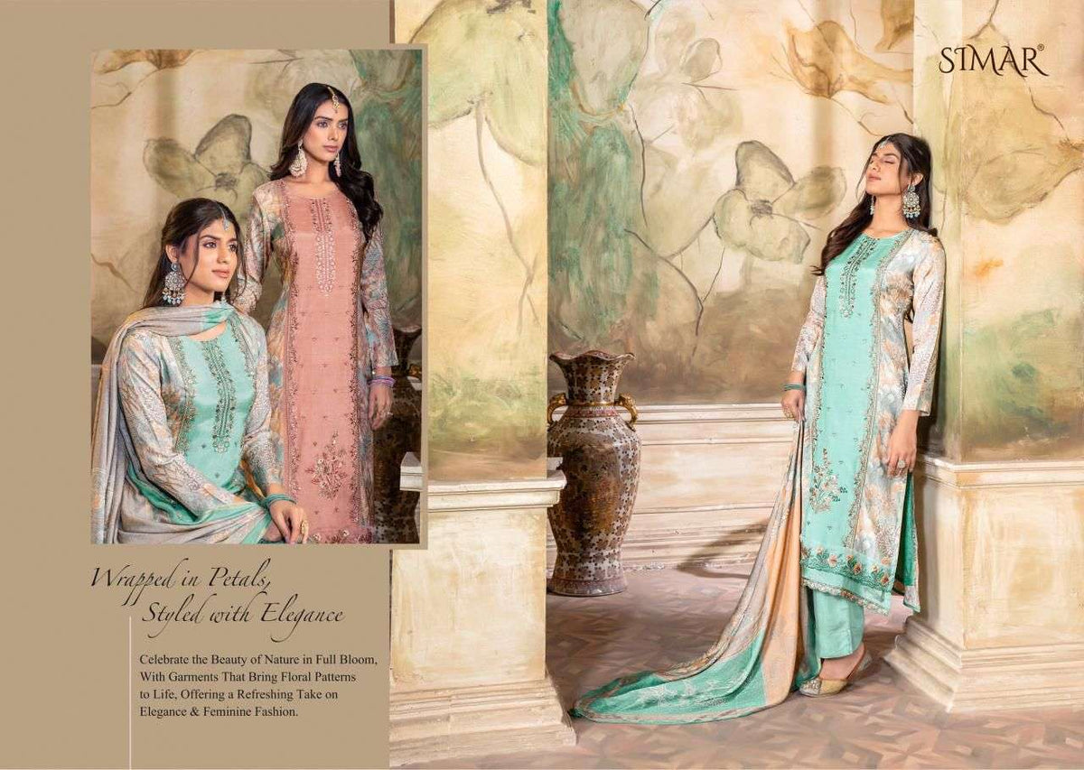 Glossy Bani Vol 2 Pure Lawn Cotton Pakistani Suit - Amrah Wholesale