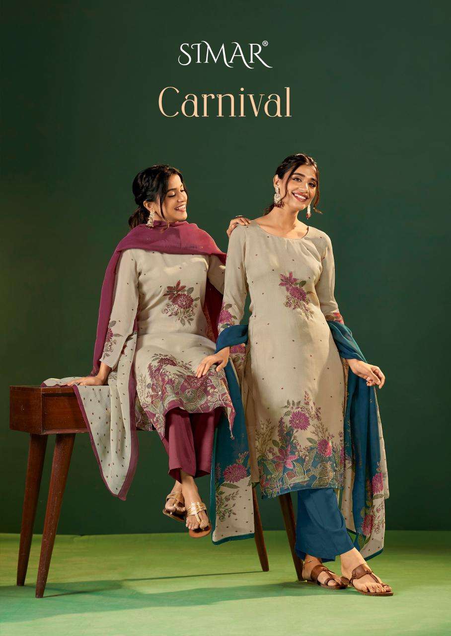 Glossy Carnival Pure Lawn Cotton Digital Print Dress Material