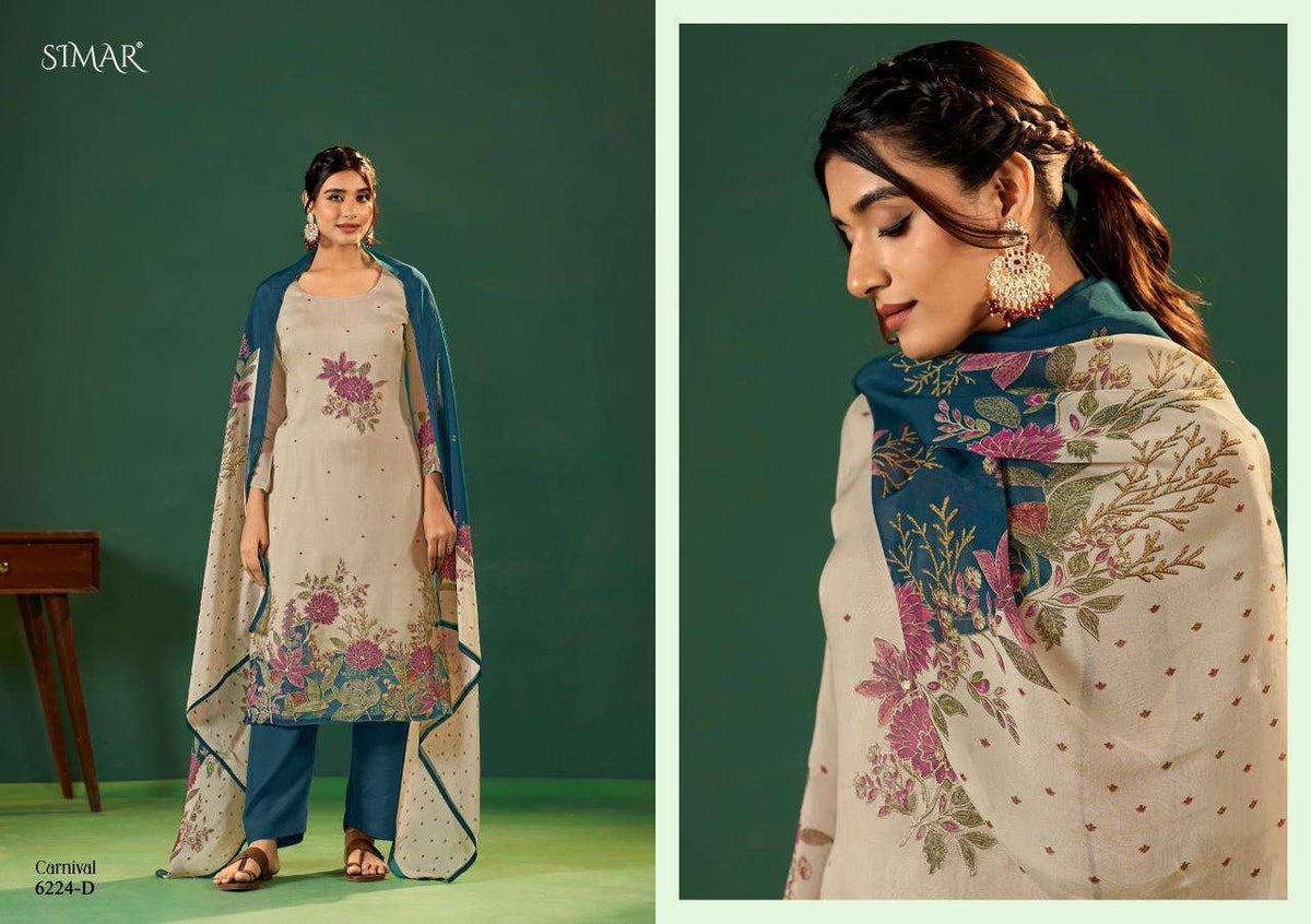 Glossy Carnival Pure Lawn Cotton Digital Print Dress Material