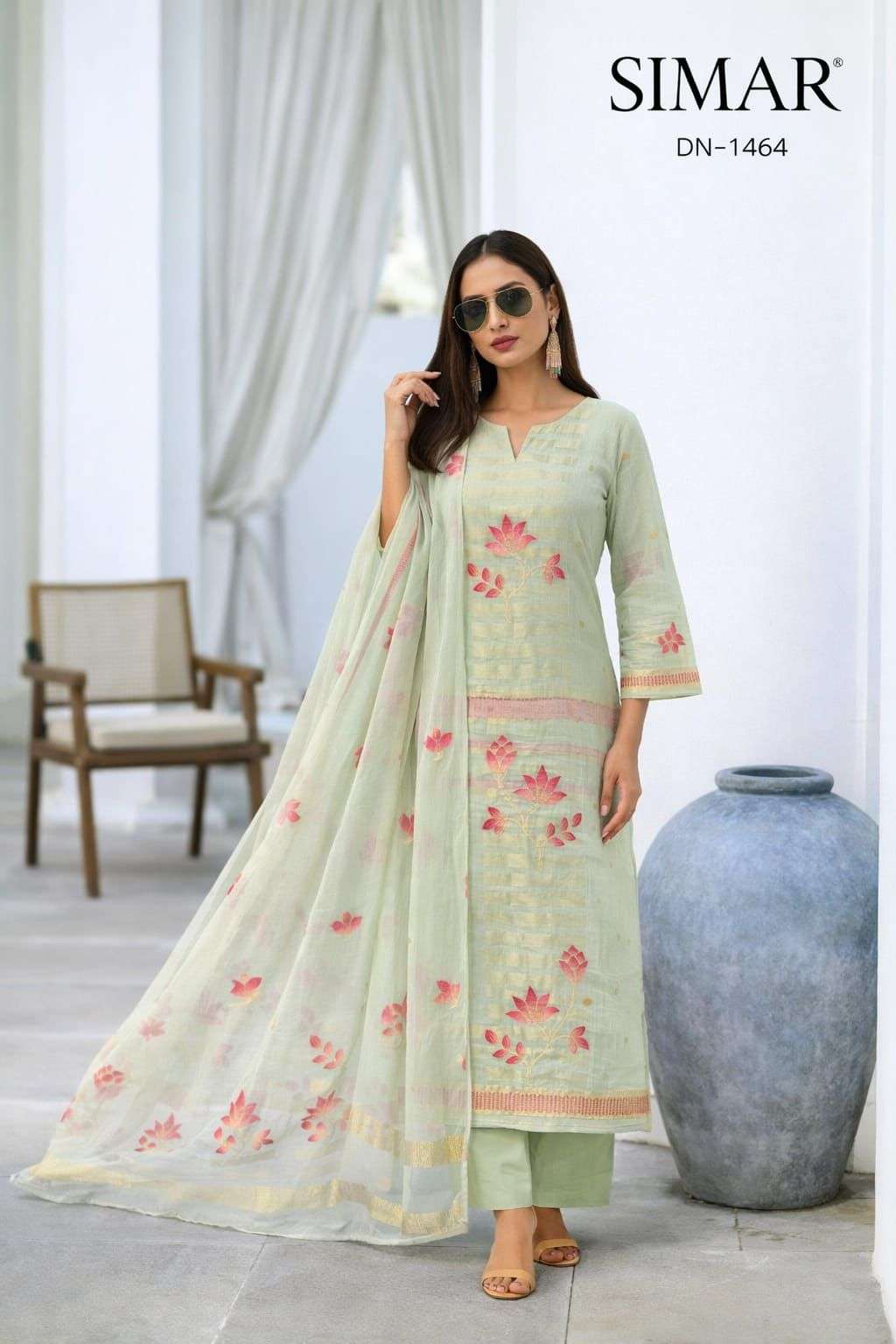 Glossy D - 1464 Cotton Suit Wholesale Catalogue - Amrah Wholesale