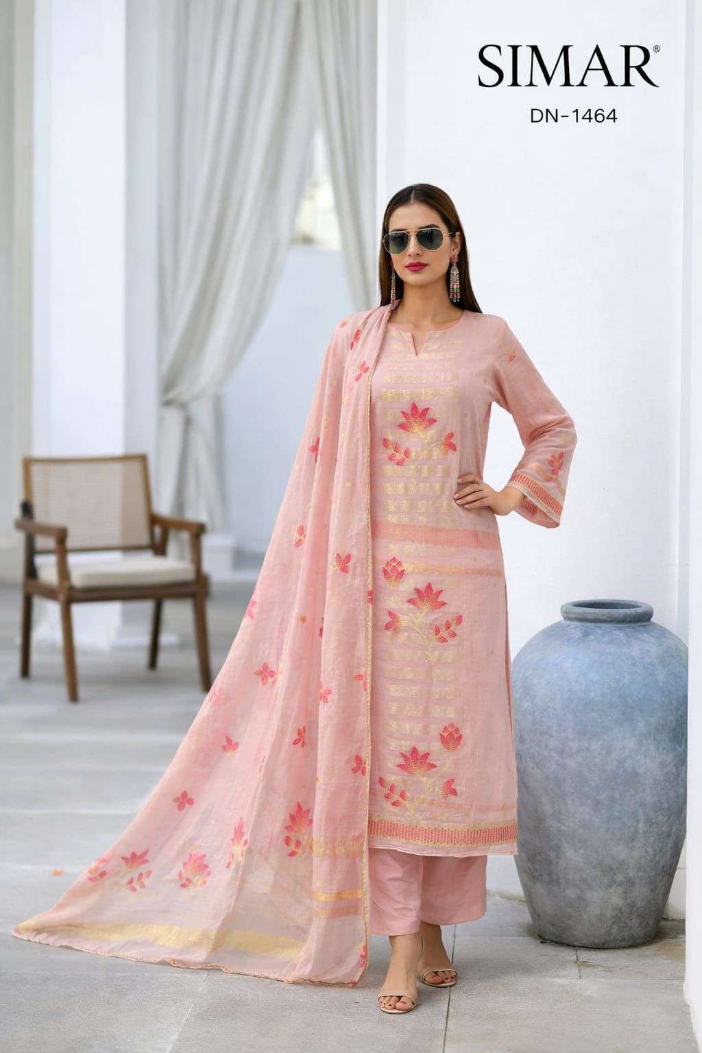 Glossy D - 1464 Cotton Suit Wholesale Catalogue - Amrah Wholesale