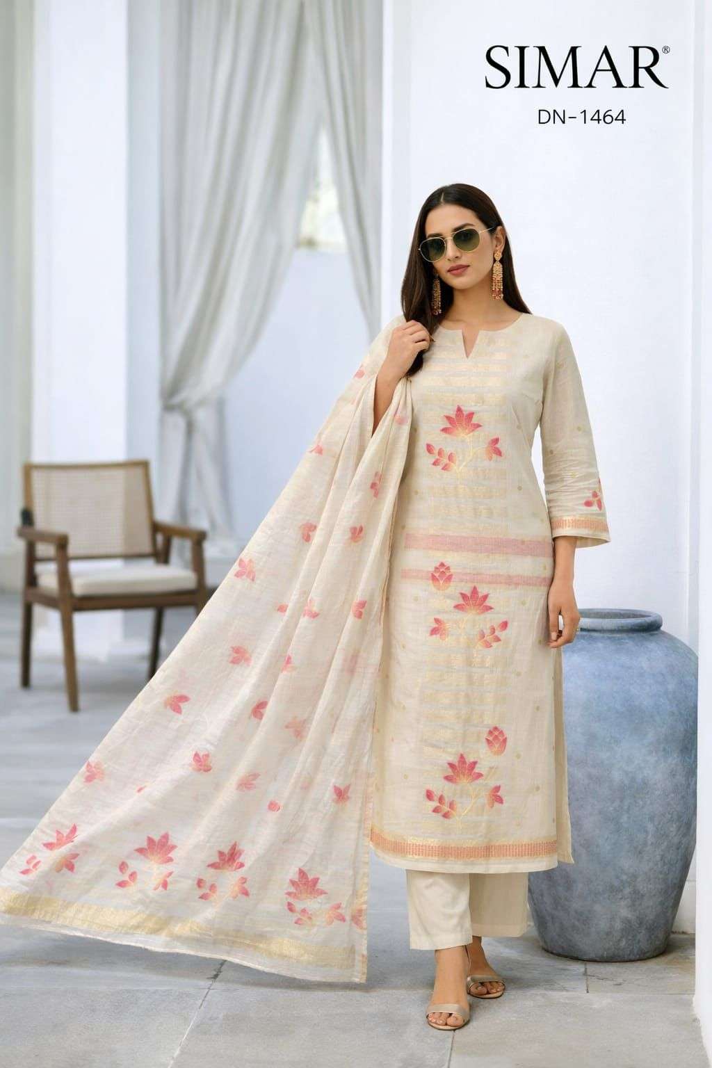 Glossy D - 1464 Cotton Suit Wholesale Catalogue - Amrah Wholesale